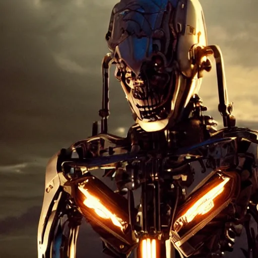 Prompt: movie still of a cool cyborg, cinematic composition, cinematic light, by sam raimi