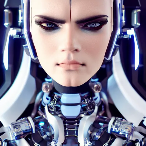 Prompt: beautiful angry cybernetic goddess, symmetrical, cinematic, hyper realism, high detail, octane render, 8k, cgsociety