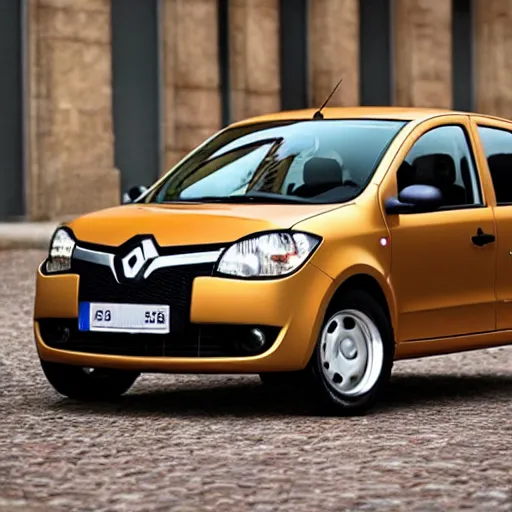 Image similar to steampunk Renault sandero from 1700