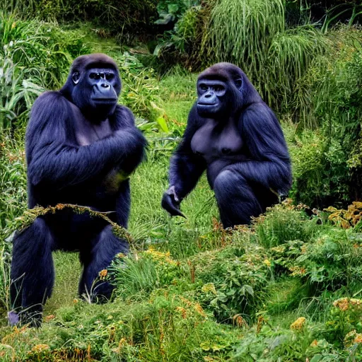 Image similar to gorillas in The Shire Hobbiton