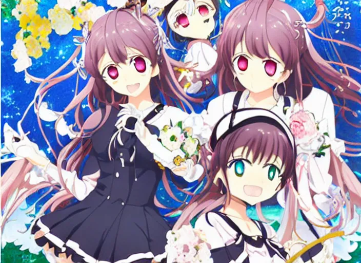 Image similar to moe tapestries goods ; kadokawa light novel, cover, ; visual nove