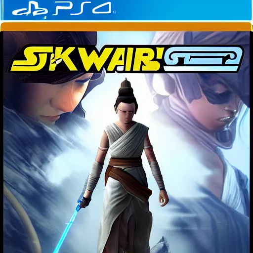 Image similar to rey skywalker game for the ps 2