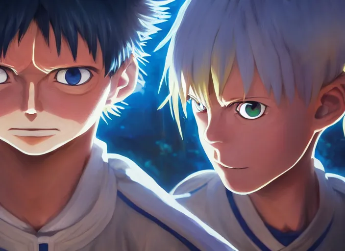 Prompt: highly detailed portrait of zatch bell, in my hero academia, stephen bliss, 8 k, unreal engine, fantasy art by greg rutkowski, loish, rhads, ferdinand knab, makoto shinkai and lois van baarle, ilya kuvshinov, rossdraws, tom bagshaw, global illumination, radiant light, detailed and intricate environment