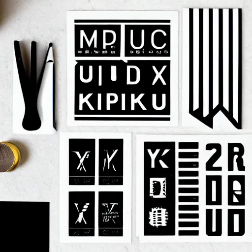 Image similar to black on white graphic design stickers in style of david rudnick, eric hu, guccimaze, acid, y 2 k, 4 k sharpening, rule of thirds composition