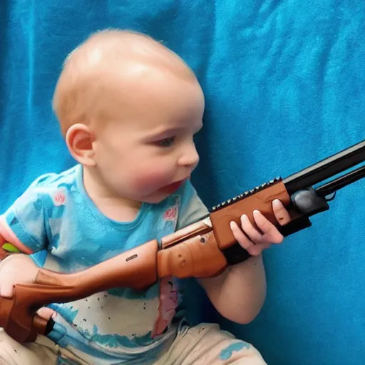 Image similar to fisher price, my first Kalashnikov