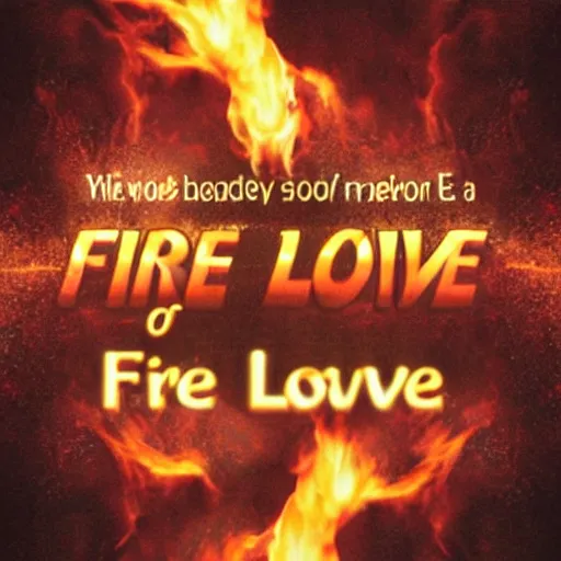 Prompt: fire of love