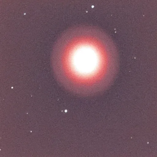 Image similar to a photo of mars taken by a telescope from earth