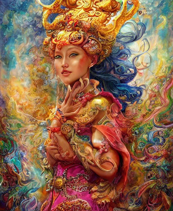 Image similar to portrait of eugene krabs, magic realism, art by josephine wall, art by huang guangjian, art by viktoria gavrilenko, art by amanda sage, trending on artstation