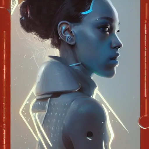 Image similar to star wars with lord Rihanna profile picture by Greg Rutkowski, intricate details, futuristic, volumetric lights, streetwear, studio ghibli, Organic Painting , Matte Painting, geometric shapes, hard edges, trending on the artstation, fantasy LUT, realistic by Sachin Teng + Martin Grip + Moebius + Patrick Gleason, smooth, sharp focus, illustration, art by John Collier and Albert Aublet and Krenz Cushart and Artem Demura and Alphonse Mucha, techwear, Industrial Scifi, detailed illustration, character portrait,