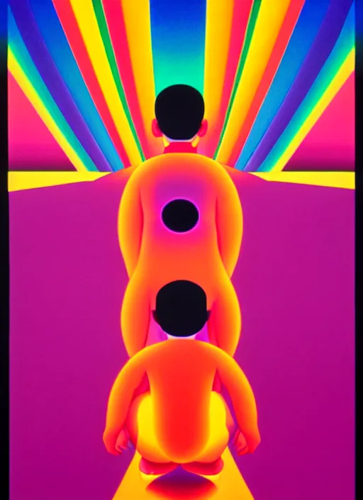 Prompt: prisma by shusei nagaoka, kaws, david rudnick, airbrush on canvas, pastell colours, cell shaded, 8 k