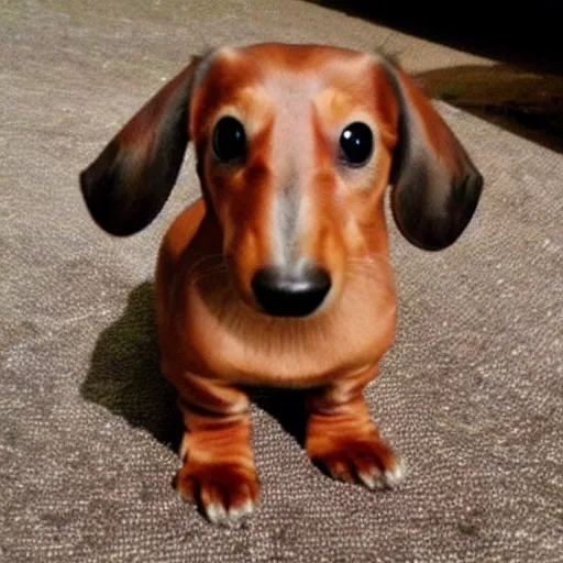 Image similar to dachshund bunny hybrid