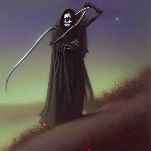 Image similar to the grim reaper by les edwards