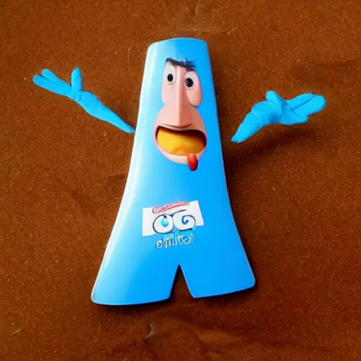 Image similar to [ a french fry chip ] shaped like stephen fry as a pixar character hybrid intercross mix