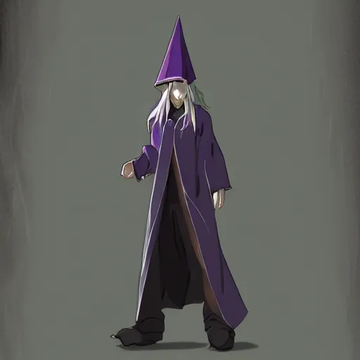 Prompt: rainbow wizard character concept style, by Makoto Shinkai