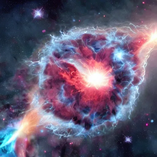 Prompt: exploding supernova, insanely detailed, 4 k, awe - inspiring