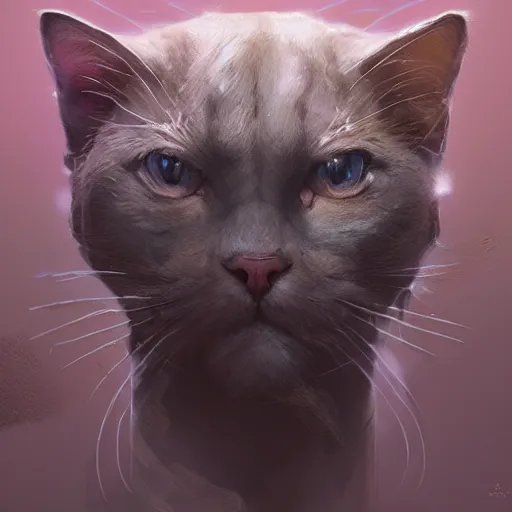 Image similar to Schrodinger cat, quantum mechanics, highly detailed, smooth, artstation, digital illustration by Ruan Jia and Mandy Jurgens and Artgerm and Wayne Barlowe and Greg Rutkowski and Zdislav Beksinski