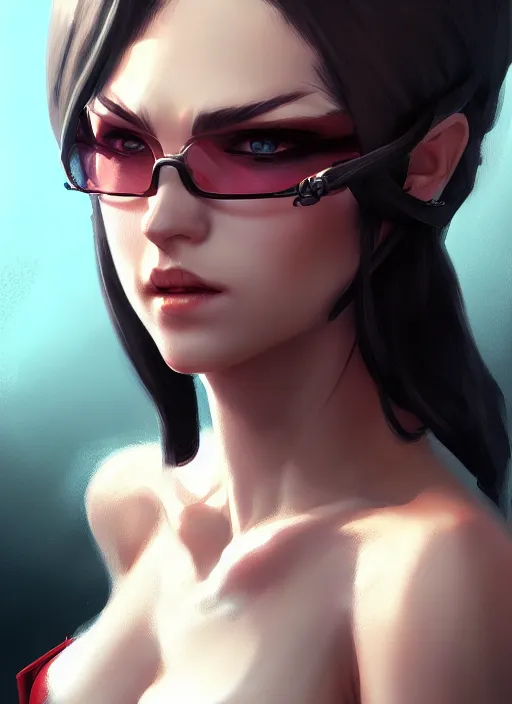 Prompt: female mafia boss, wide angle view, highly detailed, artgerm, cushart krenz, trending on artstation, soft light, sharp focus, illustration, character design, concept art