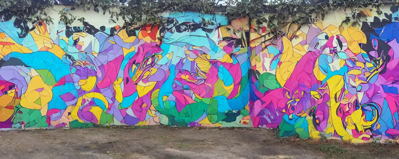 Image similar to a mural by loomit