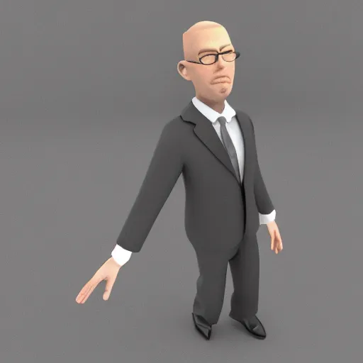 Image similar to business man 3 d model