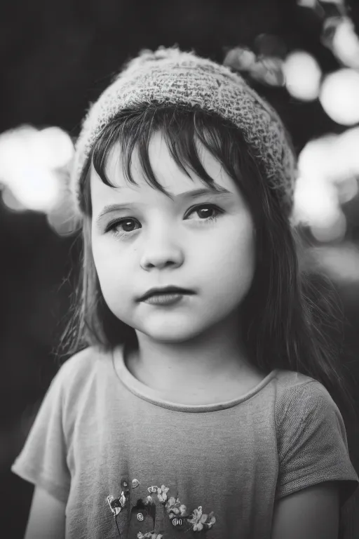 Image similar to beautiful little girl, 3 5 mm, dof, bokeh, dramatic lightind, 1 x, 5 0 0 px, centered