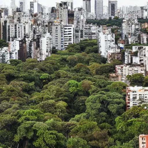 Image similar to view of luxurious jungle of Buenos Aires