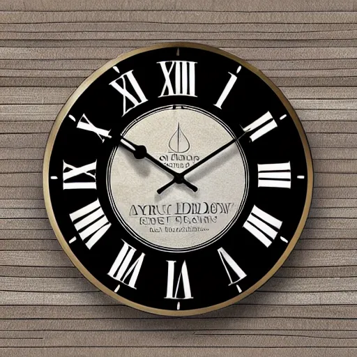 Prompt: close up of high quality wall clock, ultra realistic, 4k,