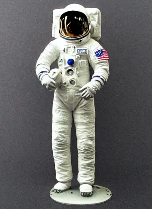 Prompt: Image on the store website, eBay, Full body, 80mm resin figure of a detailed astronaut