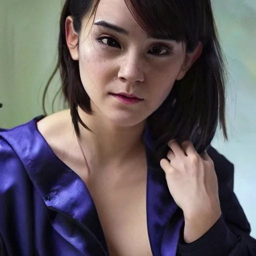 Prompt: asian emma watson