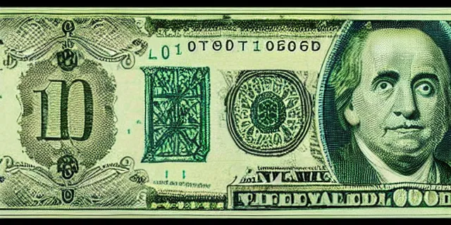 Prompt: a $10 bill, green ink etching, extremely detailed, Jennifer Lawrence