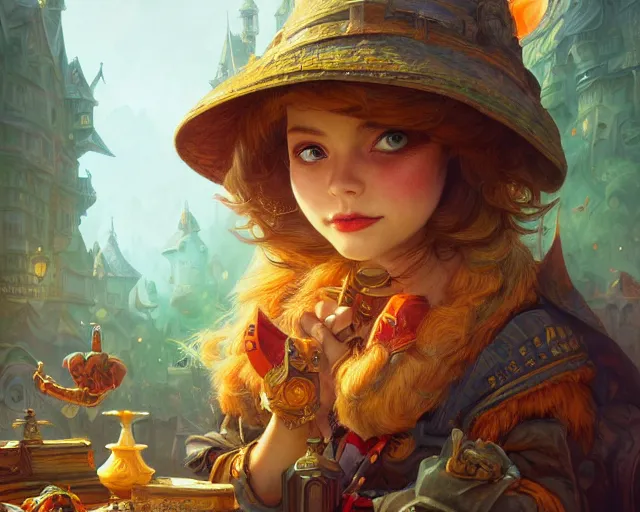 Image similar to photography of richard scarry, deep focus, d & d, fantasy, intricate, elegant, highly detailed, digital painting, artstation, concept art, matte, sharp focus, illustration, hearthstone, art by artgerm and greg rutkowski and alphonse mucha