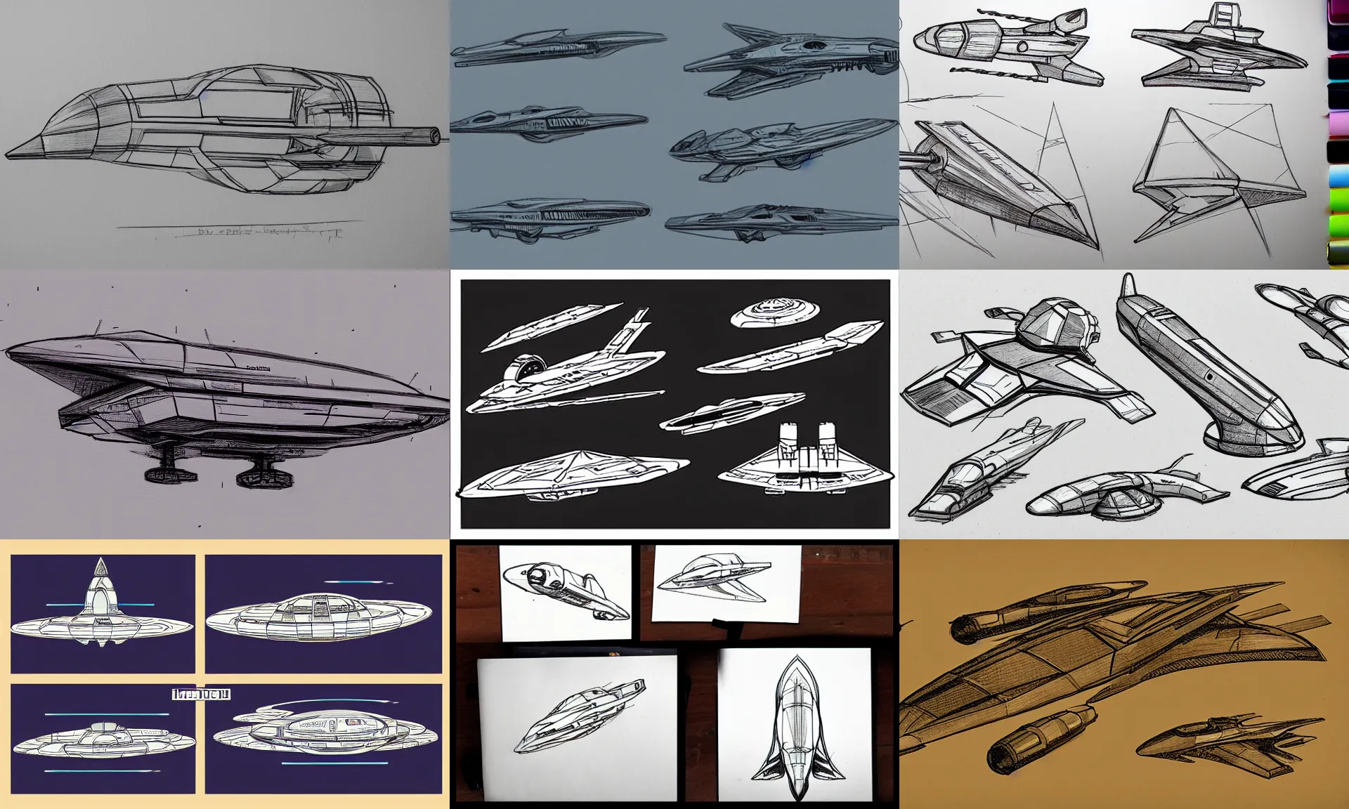 Image similar to spaceship sketches