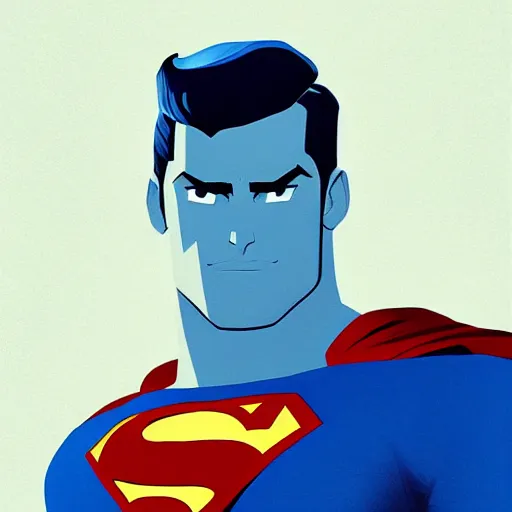 Image similar to face icon stylized minimalist superman, loftis, cory behance hd by jesper ejsing, by rhads, makoto shinkai and lois van baarle, ilya kuvshinov, rossdraws global illumination