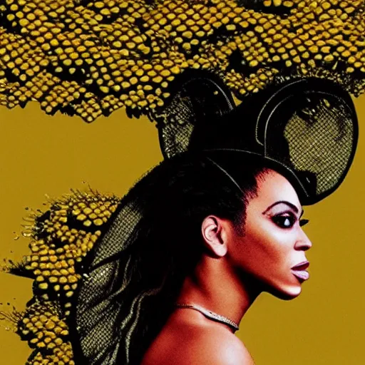 Image similar to beyonce as a bee