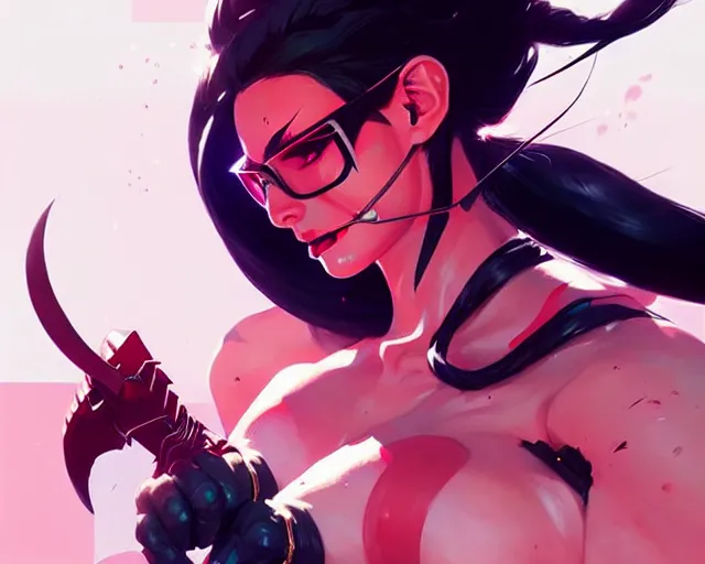 Image similar to a ultradetailed painting of vayne from league of legends by conrad roset, greg rutkowski and makoto shinkai trending on artstation