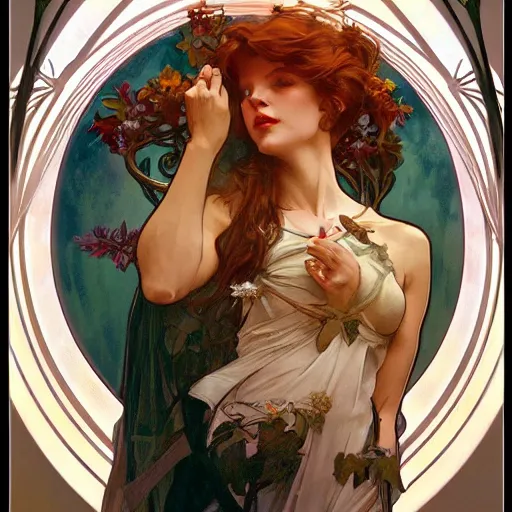 Image similar to amazing lifelike award winning illustration of Lilith trending on art station artgerm Greg rutkowski alphonse mucha j.c. Leyendecker cinematic