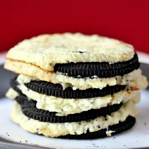 Image similar to Oreos with too much stuffing