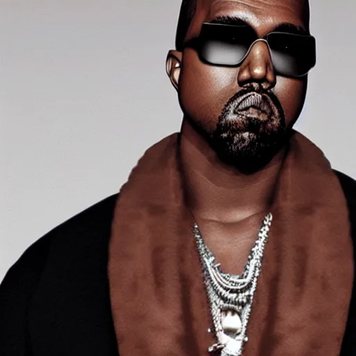 Image similar to kanye west with white skin