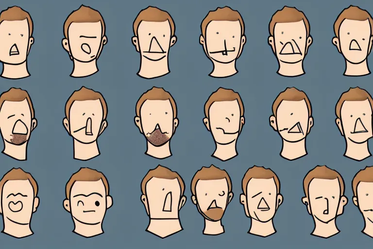 Image similar to Drawn guy, in full growth, in different styles, with different backgrounds