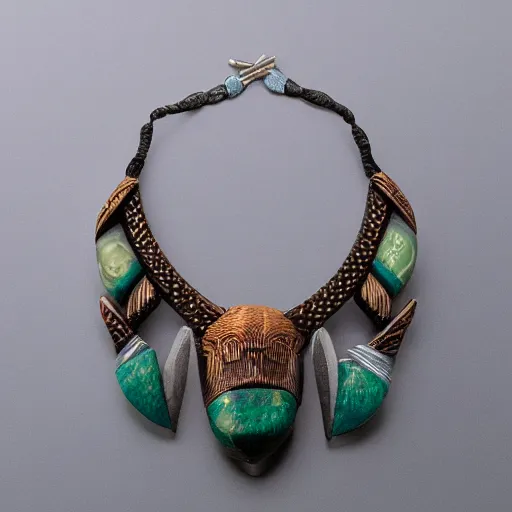 Prompt: jewelry inspired by the Haida Gwaii, high detail, product photo