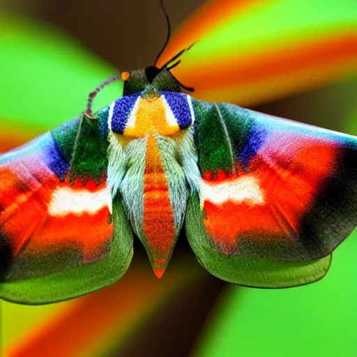 Image similar to close - up photo colorful moth