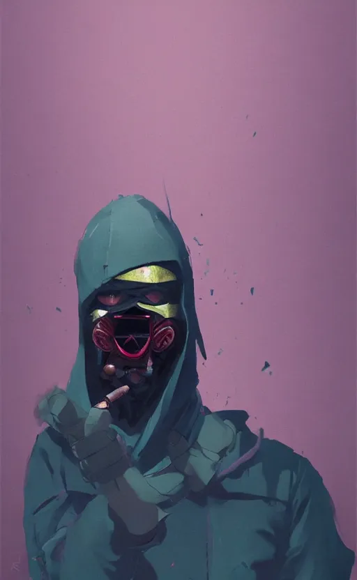 Prompt: beautiful fantasy painting of lofi hiphop masked assassin doing ninjutsu, by Sergey Kolesov, Martine Johanna, Jake Parker. Trending on Artstation, 8k, masterpiece, graffiti paint, dishonored, fine detail, full of color, intricate detail