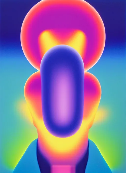 Image similar to ghost by shusei nagaoka, kaws, david rudnick, airbrush on canvas, pastell colours, cell shaded, 8 k