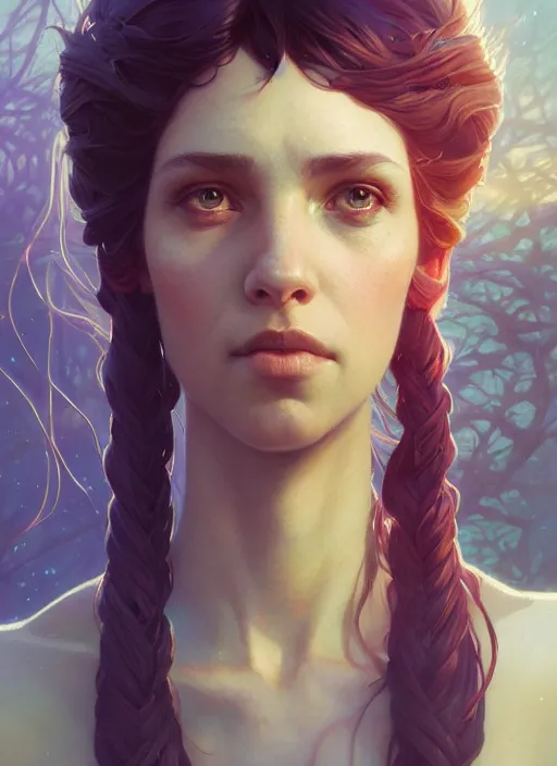 Image similar to Highly detailed portrait of Jinx, Stephen Bliss, unreal engine, fantasy art by Greg Rutkowski, Loish, Rhads, ferdinand knab, Makoto Shinkai and Lois van baarle, ilya kuvshinov, rossdraws, Tom Bagshaw, alphonse mucha, global illumination, radiant light, detailed and intricate environment