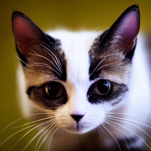 Image similar to cute cat with big eyes