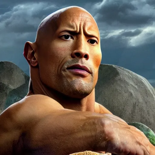 Dwayne Johnson as The Boulder from Avatar: The Last | Stable Diffusion ...