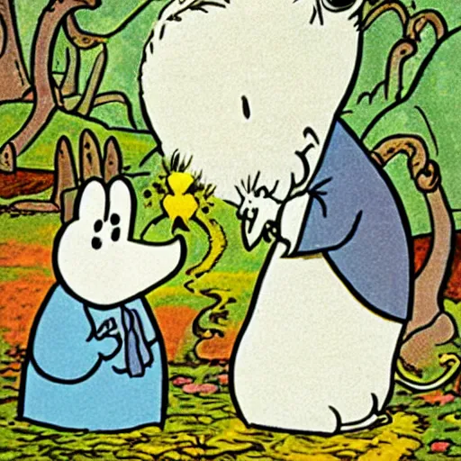 Image similar to The Moomins