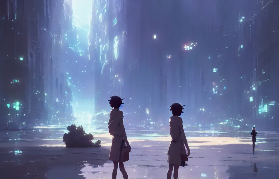 Image similar to makoto shinkai concept art of the spork polyp dimension, key visual, ambient lighting, highly detailed, digital painting, artstation, concept art, sharp focus, by makoto shinkai and akihiko yoshida and hidari and wlop and greg rutkowski