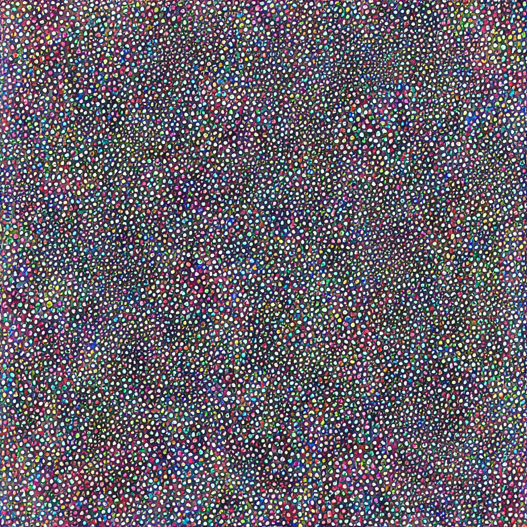 Image similar to camouflage made of hearts, smiling, abstract, rei kawakubo artwork, style of takashi murakami, cryptic, dots, stipple, lines, splotch, color tearing, pitch bending, color splotches, dark, ominous, eerie, minimal, points, technical, old painting