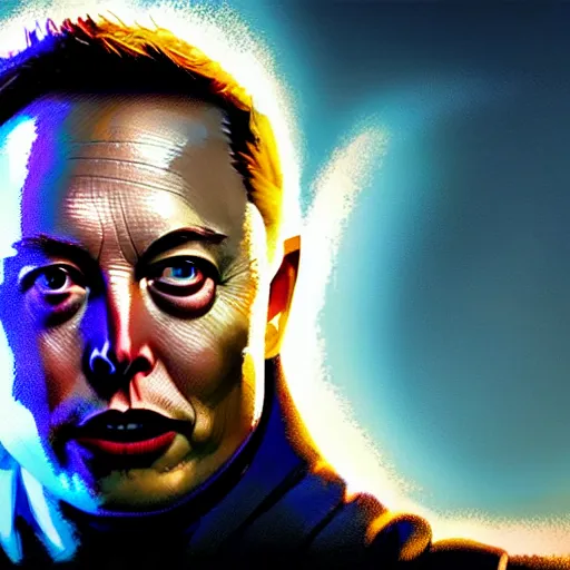 Image similar to elon musk as kang the conqueror in a Marvel movie by nuri iyem, james gurney, james jean, greg rutkowski, anato finnstark. hyper detailed, 50mm, award winning photography.