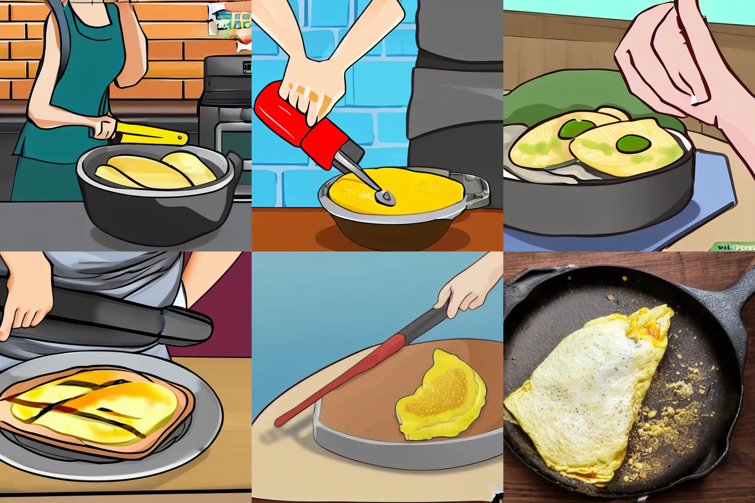 Prompt: wikiHow how to make omelette with a sledgehammer